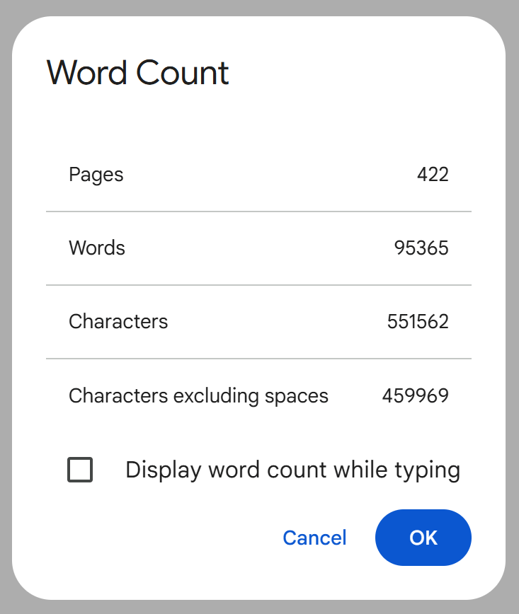 First Revision Completed!